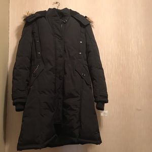 WEATHER GEAR Black Puffer Coat. Size XL Canada Gear. New
